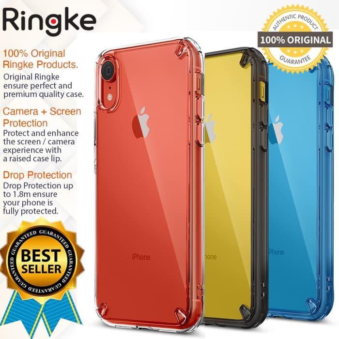 Case iPhone Xr - Original Ringke Fusion Kit - Clear