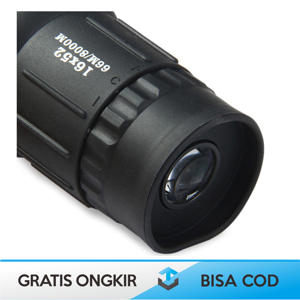 TEROPONG MONOCULAR JARAK JAUH MALAM 66M 8000M TAFFSPORT ORIGINAL - MONOCULAR TELESKOP JARAK JAUH