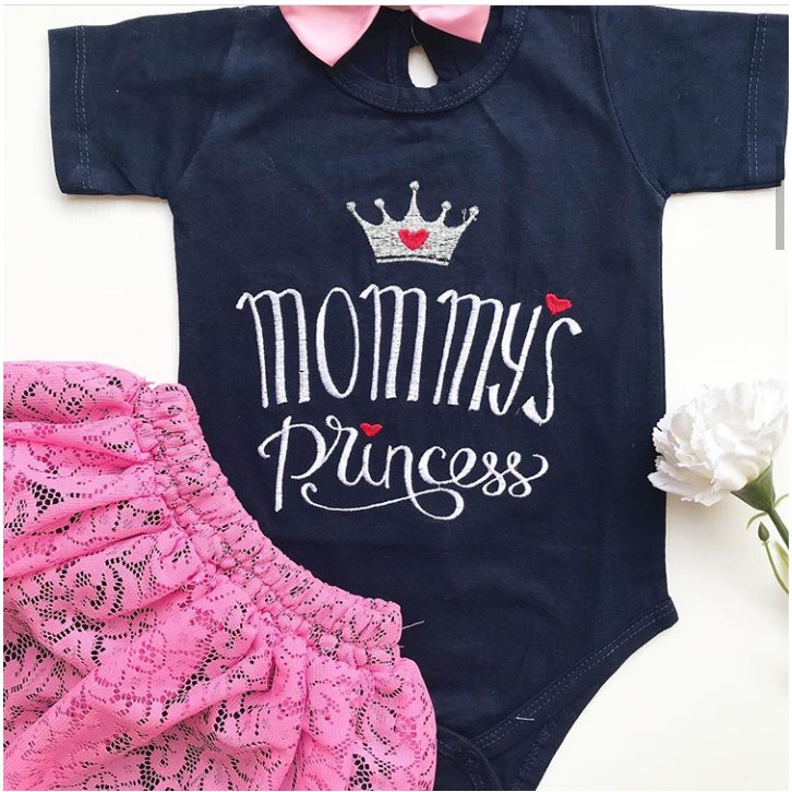 Jumper Setelan Mommy Princess Renda Baby Set Baju Anak Murah Gaun Pesta All size