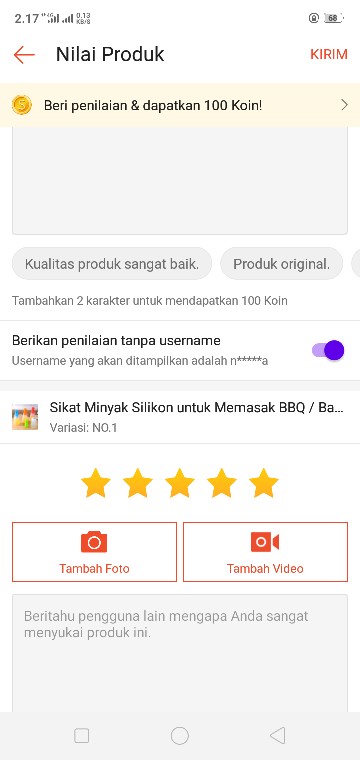 Sikat Minyak Silikon Untuk Memasak Bbq / Baking Bbq2fire