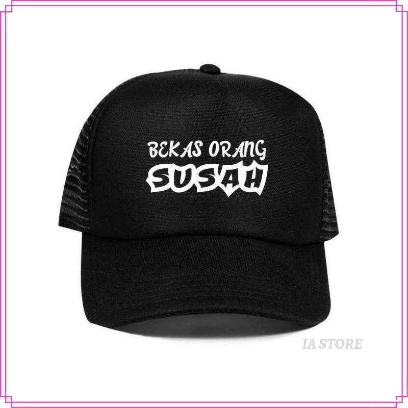 Topi Trucker Bekas Orang Susah