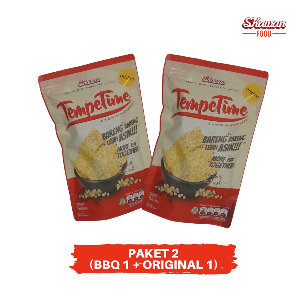 

Paket Bundle 2 Keripik TempeTime by SKawan