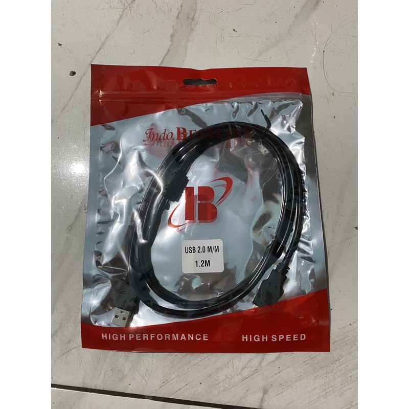 KABEL USB MALE TO MALE - KABEL USB COWOK COWOK 1.2M BESTLINK