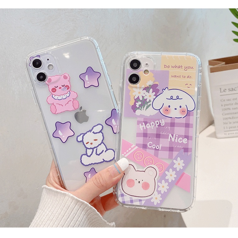 Anticrack Case Samsung J1 J2 J3 J4 J5 J6 J7 Ace Core 2015 2016 Prime Plus Pro 2017 2018 Motif Purple