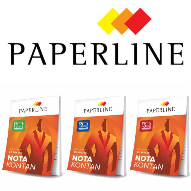 

Nota kontan 1 ply Paperline isi 10buku | nota 1ply | nota paperline 1ply