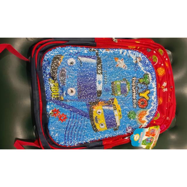 Tas Sekolah Anak Cowo/Ransel Anak Laki-Laki/Tas Ransel Tayo /Tas Ransel Spiderman