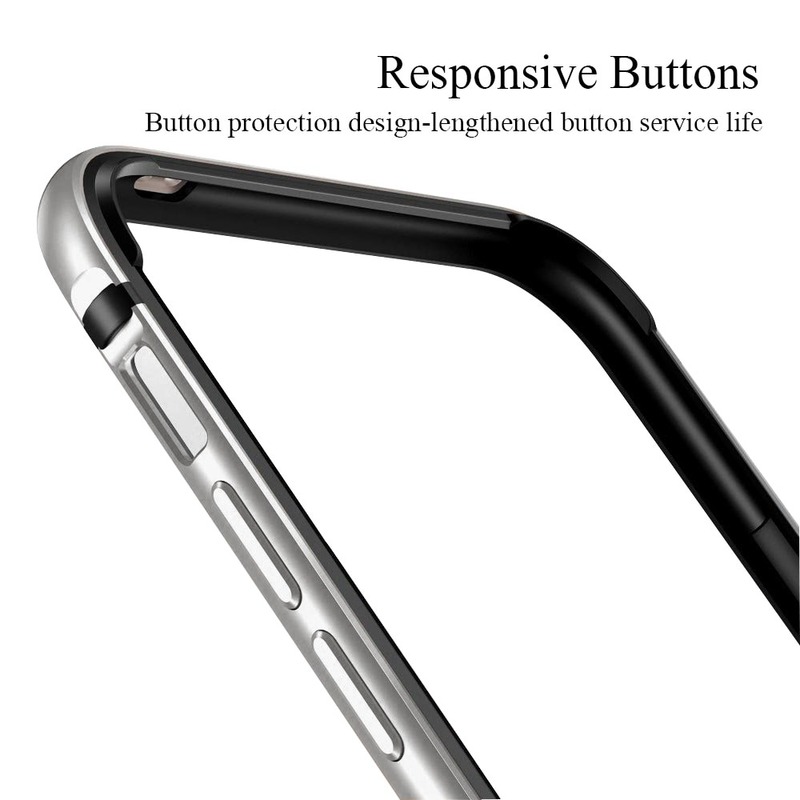 Casing Bumper Case Aluminum Metal + Silikon Untuk iPhone 12 pro max mini