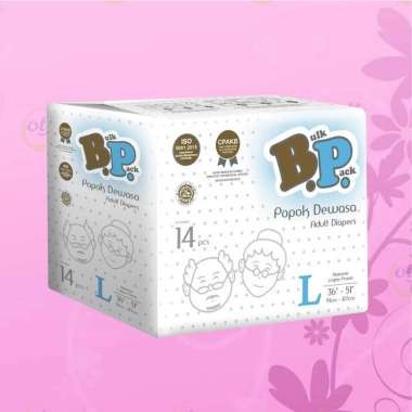 BP Adult Diaper Popok Dewasa model Perekat ukuran L14  / isi 14 pcs