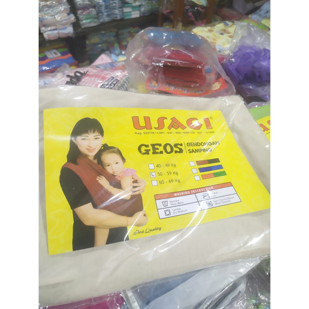 Gendongan Bayi Samping Usagi / Gendongan Usagi Geos Bolak Balik