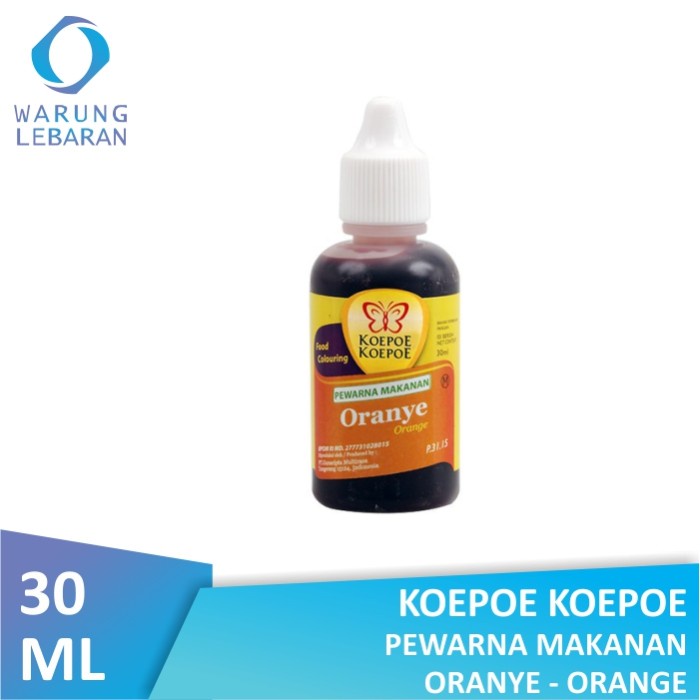 

Koepoe Koepoe Pewarna Makanan Oranye 30 ml - Food Colouring