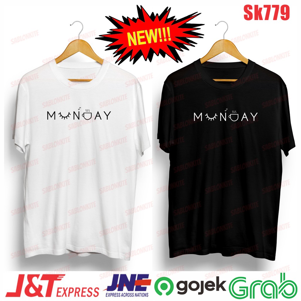 MURAH!!! KAOS MUNDAY SK779 UNISEX COMBED 30S