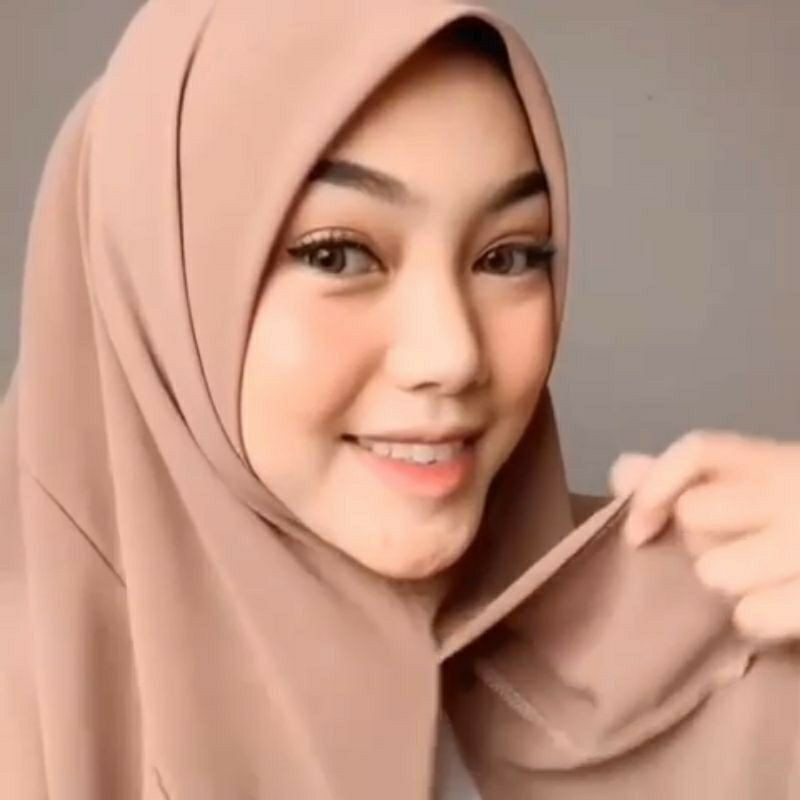 PASHMINA SQUARE INSTAN Ceruty babydoll premium