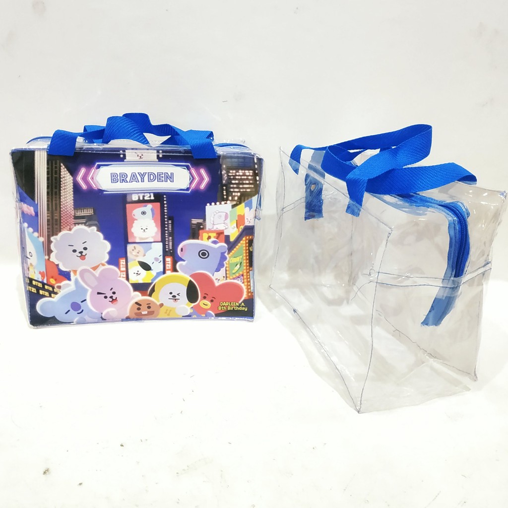 

TAS SOUVENIR ULANG TAHUN / Tas Resleting Mika TEBAL / Tas ultah / Tas ulang tahun / TAS Souvenir / Tas Mika / Hampres