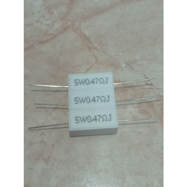 R KAPUR 5WAT 0,47 OHM