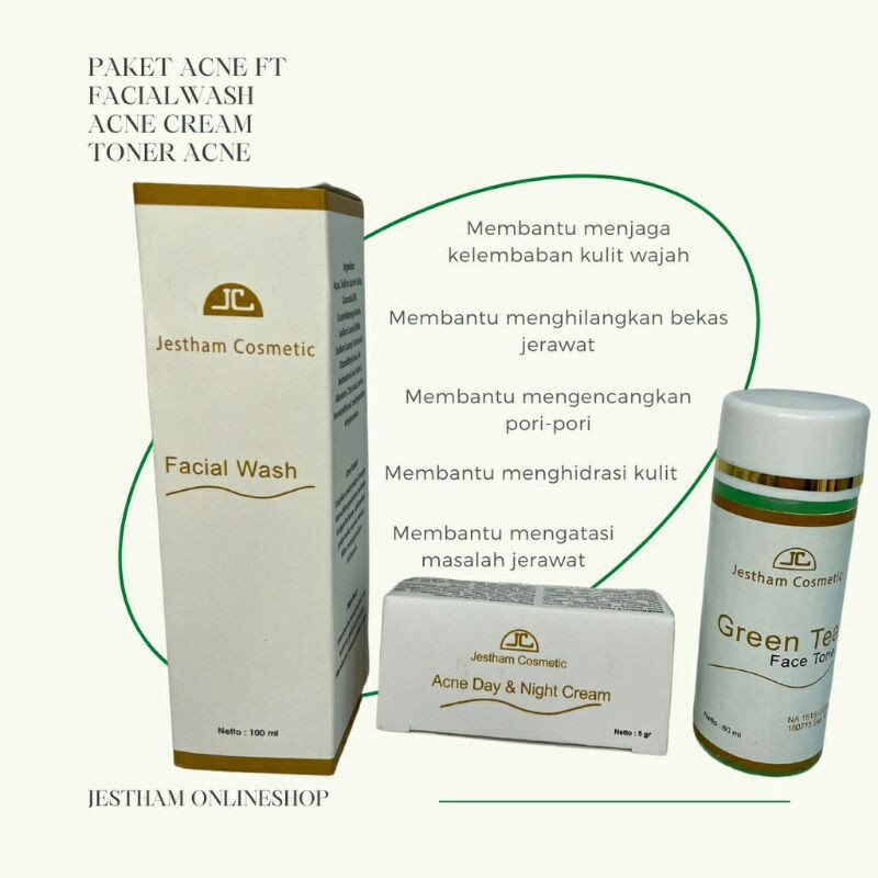 ACNEFT Paket Lengkap Acne Jestham