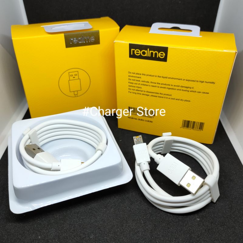 Kabel Data Charger Realme Micro USB VOOC Fast Charging ORIGINAL Realme Data Cable