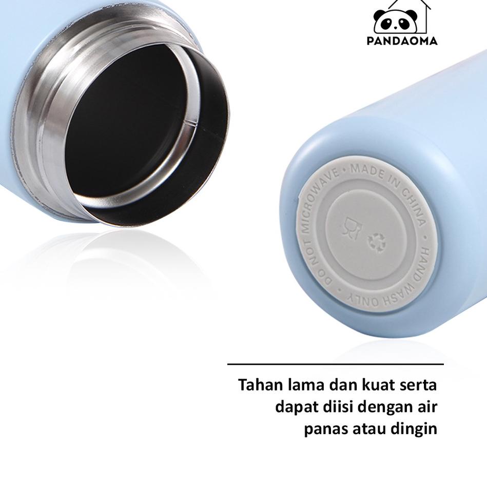 ♠ Pandaoma Termos Air Panas 420ml Vacuum Flask Botol Tumbler suhu ✶