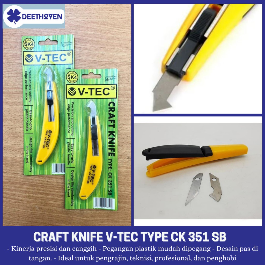 

CRAFT KNIFE PEN CUTTER V-TEC TYPE CK 351 SB