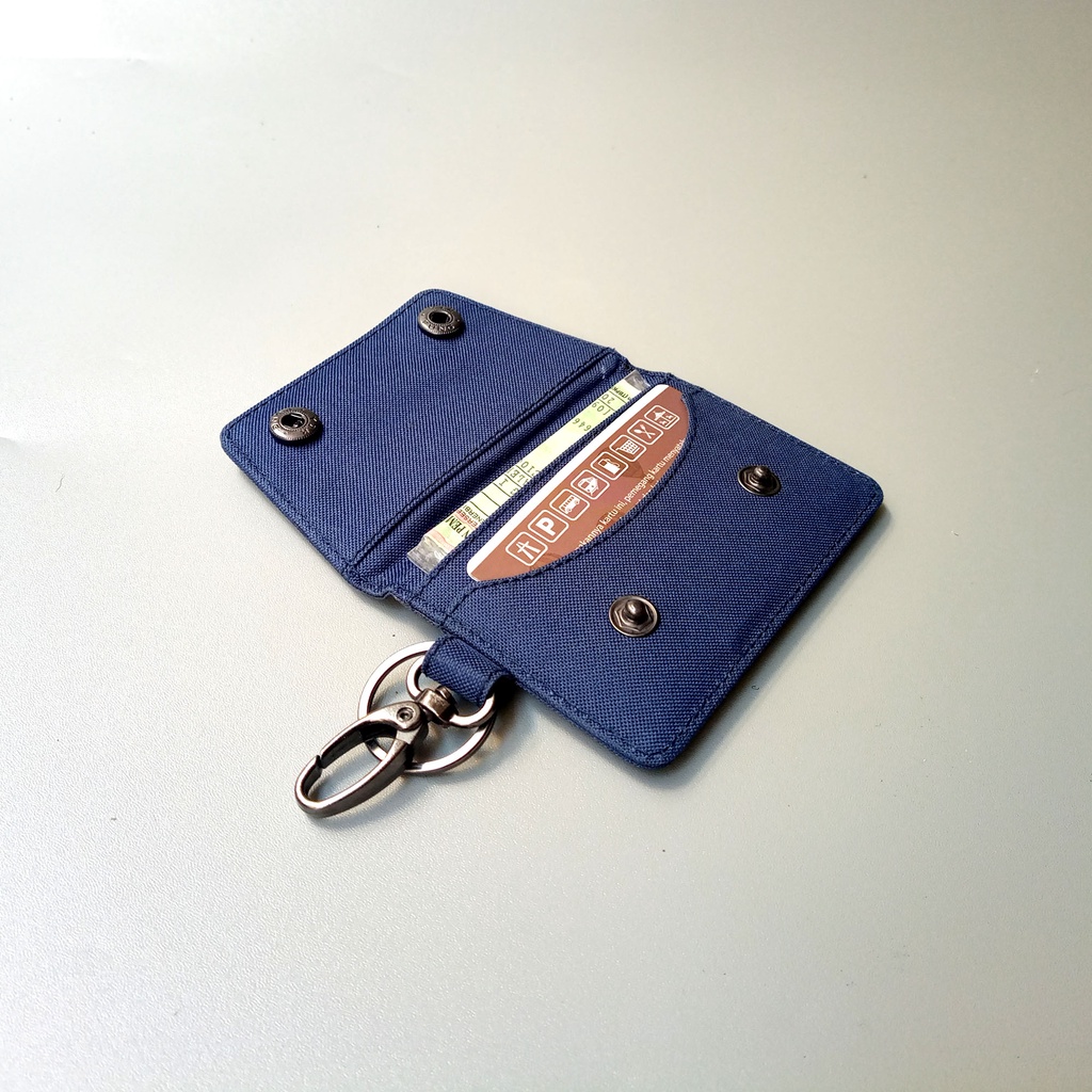 Dompet Stnk Mobil Gantungan Kunci Motor Slot blue - WSGK099