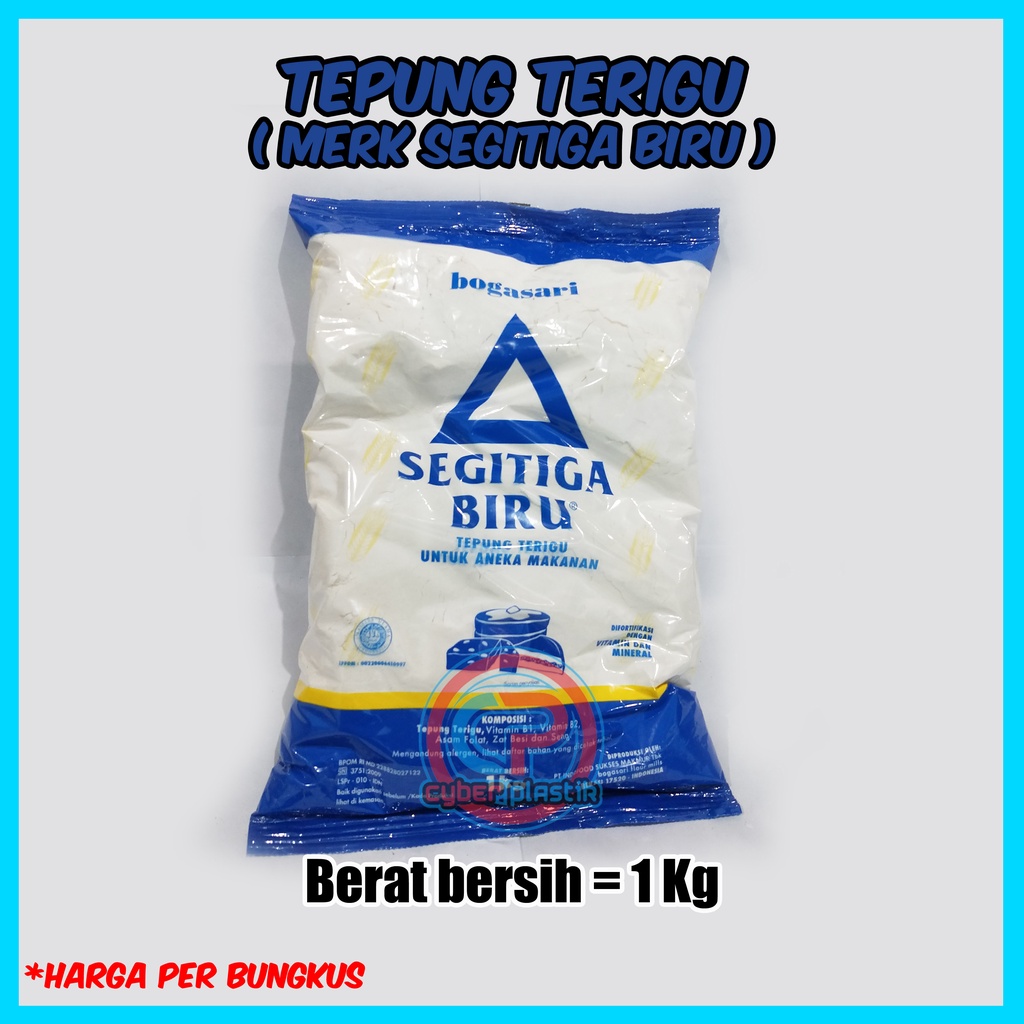 

Tepung Terigu Segitiga Biru 1 Kg