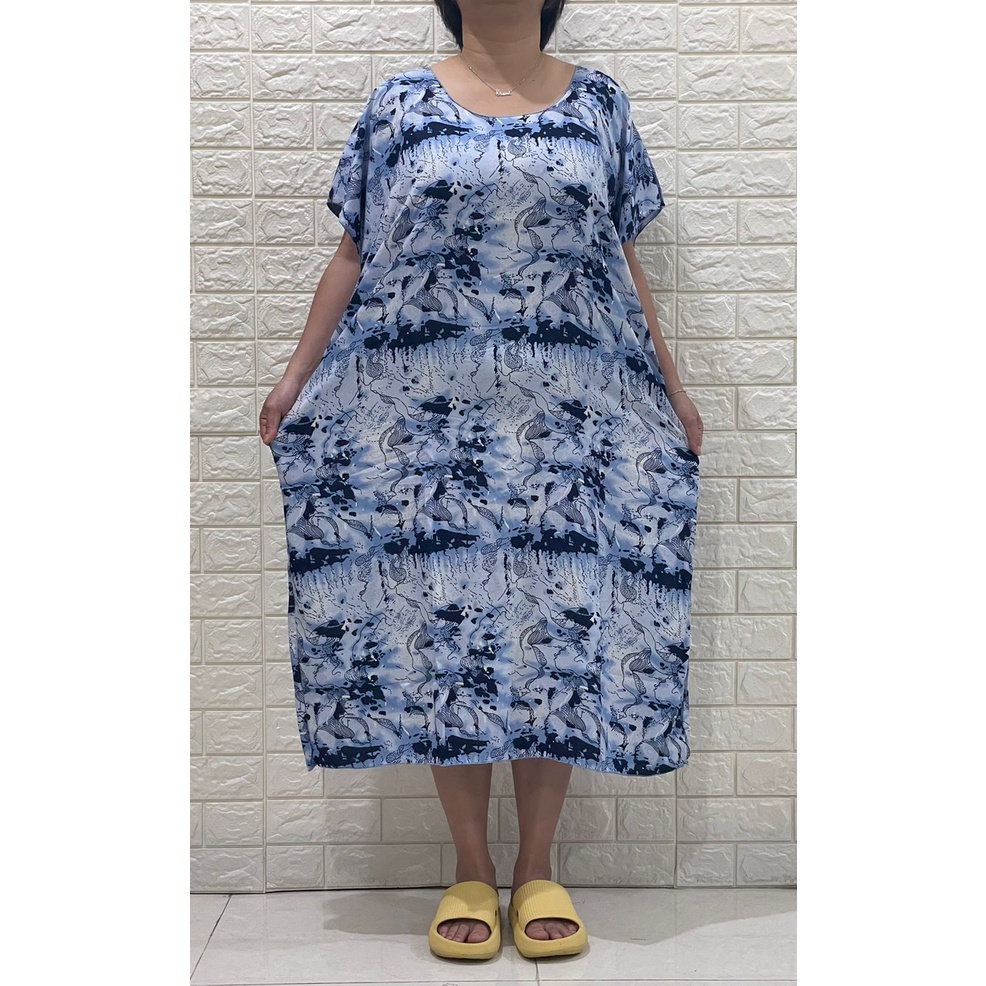 DASTER BALI ABSTRAK SUPER JUMBO FIT TO 4XL KODE B NEW MUAT DIATAS 100KG!!! REAL PICT