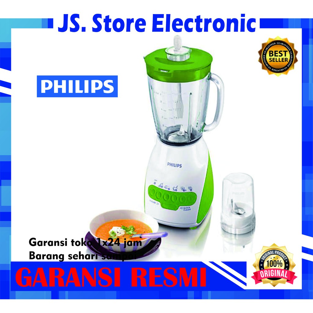 Blender Philips HR 2116 tabung kaca ready gojek