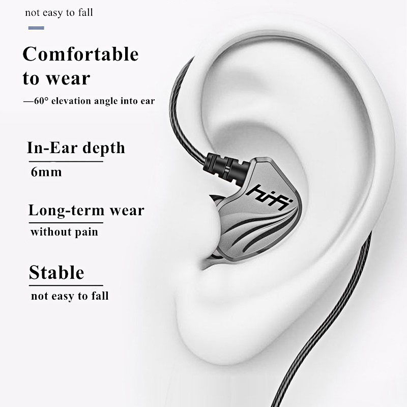 (COD) S2000 Headset Gaming With Mic Telinga Gantung 6D Bass Hifi Surround Stereo 3.5mm Earphone Sport Music Headphone Henset