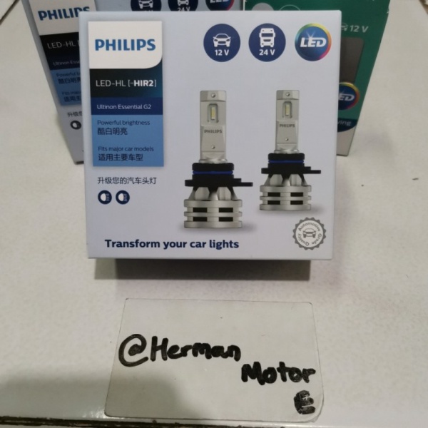 Bohlam Mobilio Brio Rs Philips Ultinon essential G2 LED HIR2 Original Limited