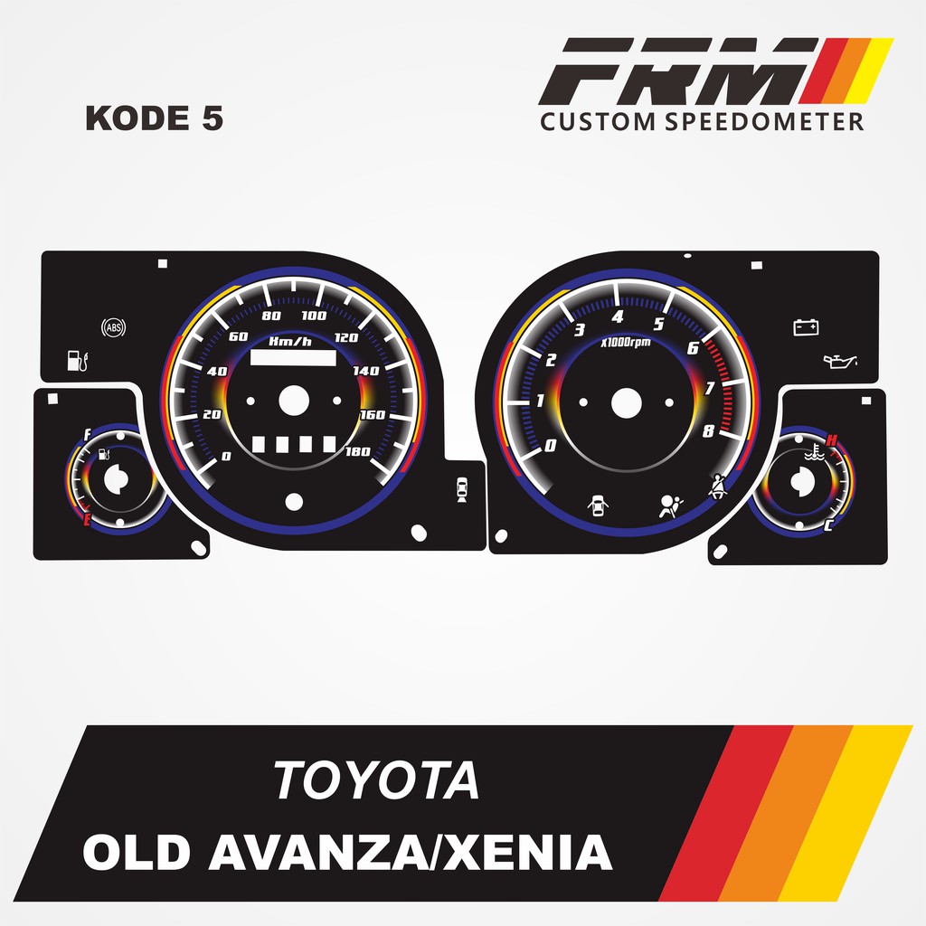 Panel Speedometer Custom Old Avanza Xenia