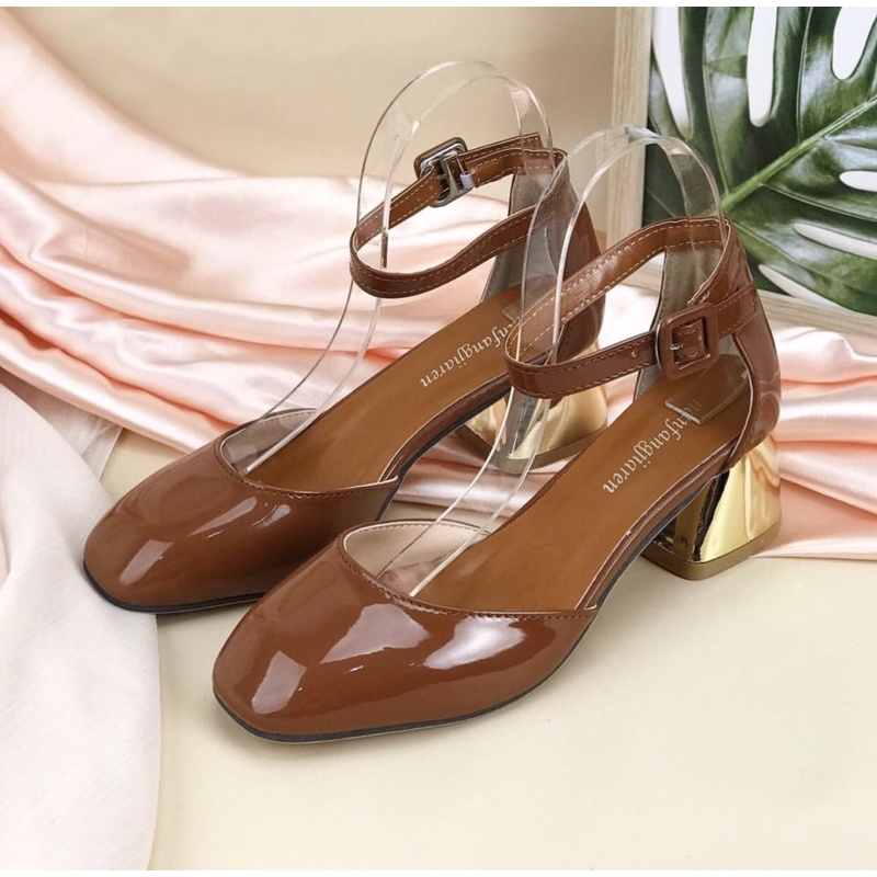 Heels M519 wanita import realpict