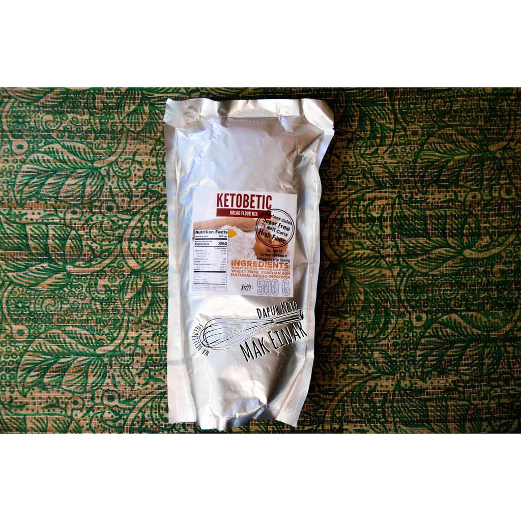 

Tepung Ketobetic untuk Roti 500 gr