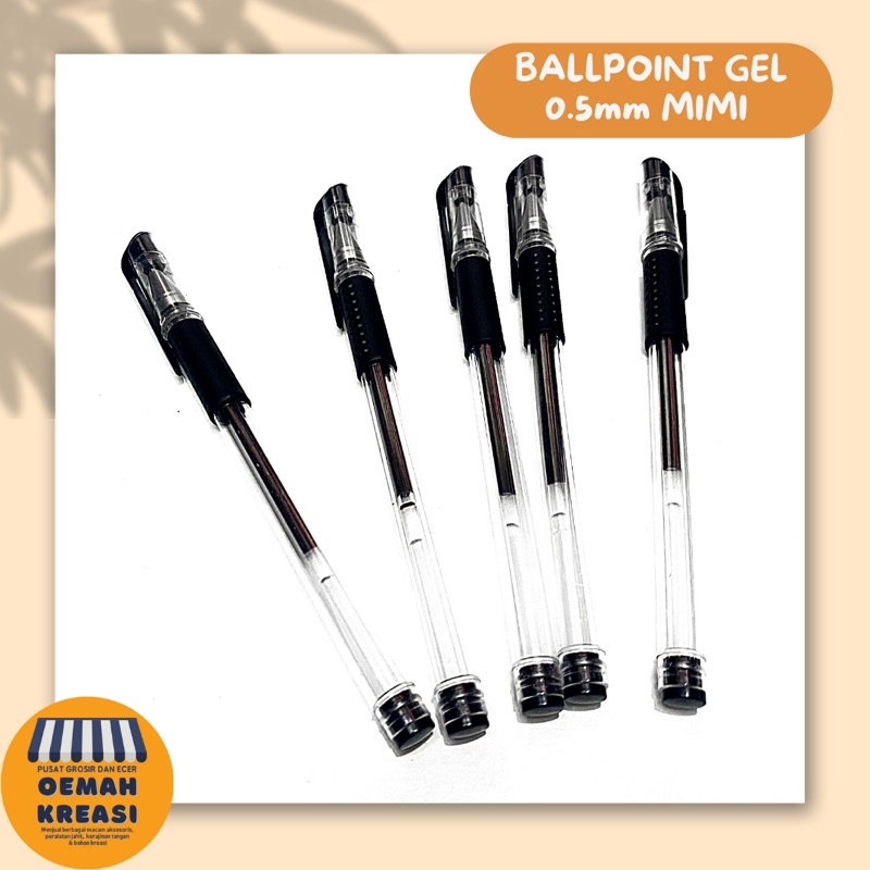 

Ballpoint Bolpen Gel 0.5mm pulpen