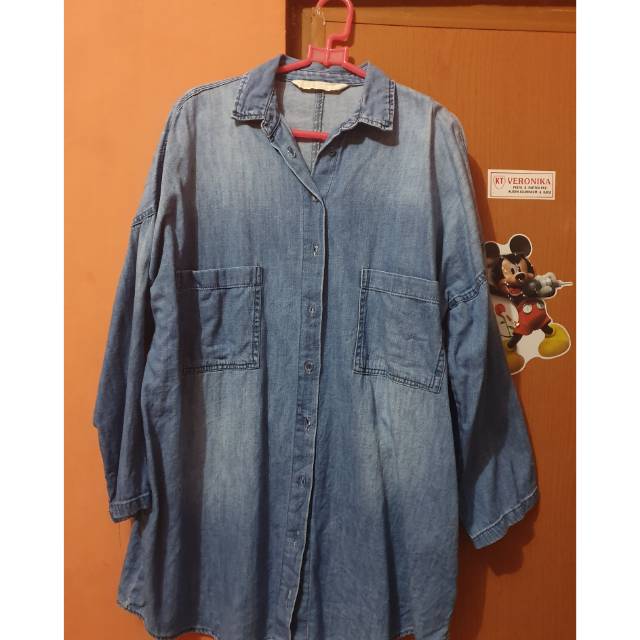 Zara kemeja denim