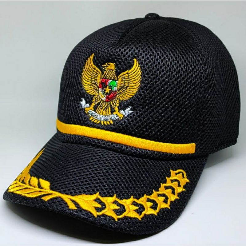 TOPI JARING DOUBLE MES GARUDA - TOPI KOMANDO - TOPI MURAH