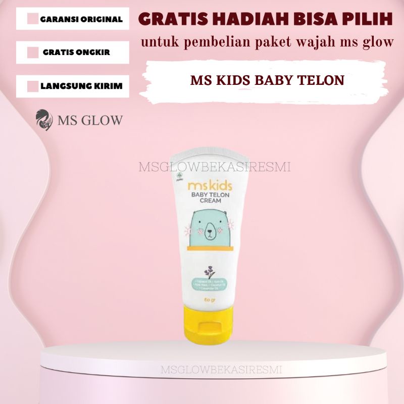 MGBR -  MS GLOW BEKASI RESMI - MS GLOW KIDS TELON CREAM - ms glow kids - ms kids msglow - kids - min