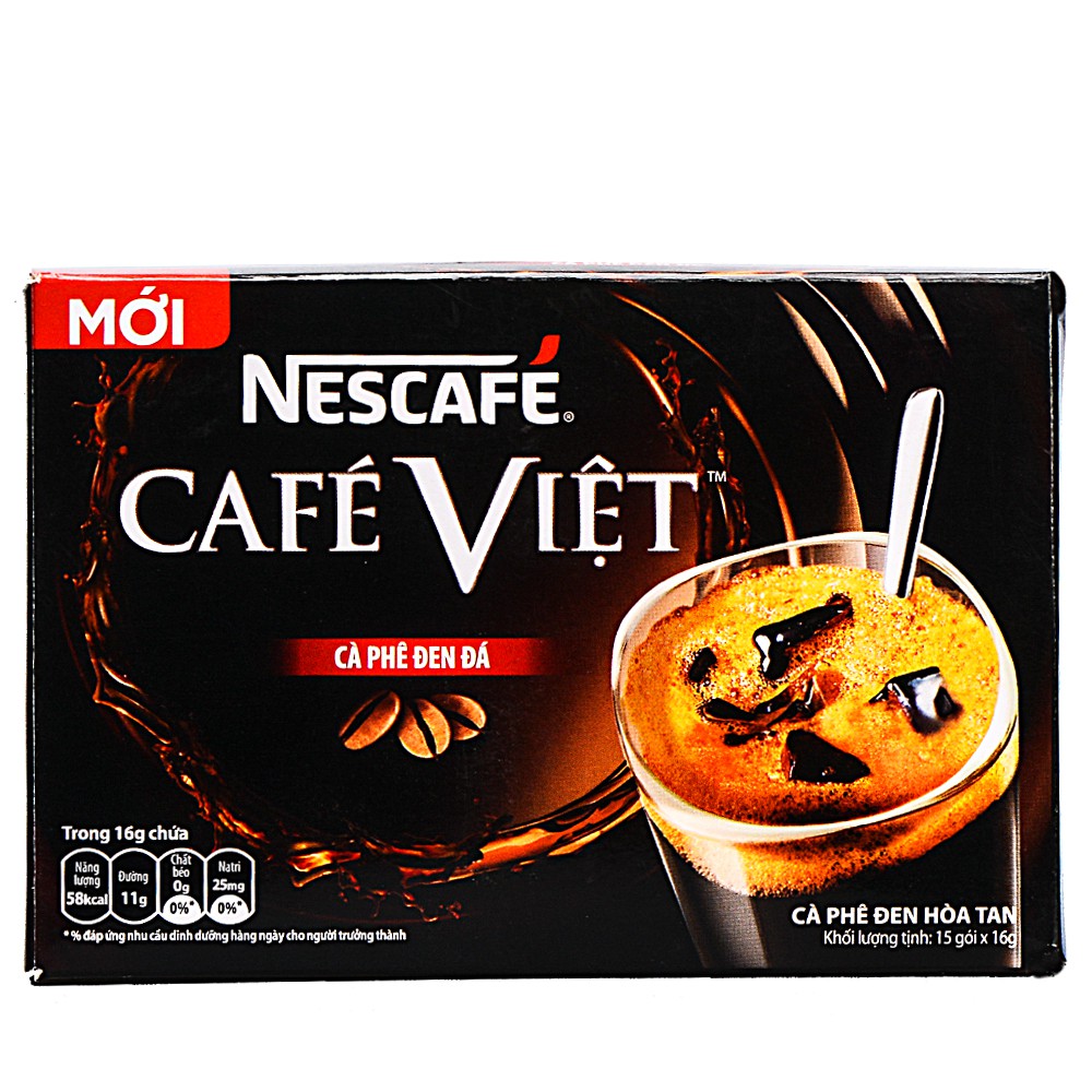 PO Nescafe Cafe VIet Ice Black Coffee Vietnam - ca phe den da es kopi