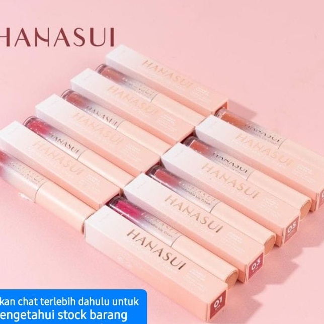 HANASUI MATTEDORABLE LIP CREAM LIP STICK / STIK COLOR BIBIR KOSMETIK