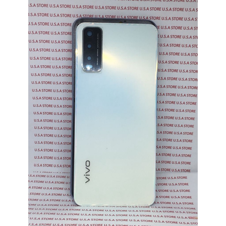 Casing Kesing Hp Vivo Y20 Y20S Y20i Y12S Backdoor Tutup Belakang + Tutup Mesin Bazel Bezel Tulang Te