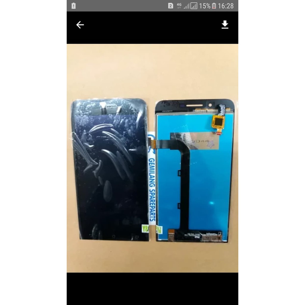 Hemat Lcd Asus Zenfone Go Z00Vd Fulsett - Hitam Hemat