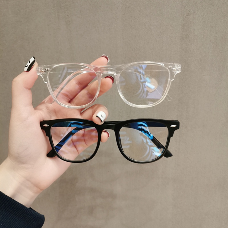 (YUZHU) Myopia Eyeglasses Korean Fashion Style Anti Radiation Glasses For Women/Men