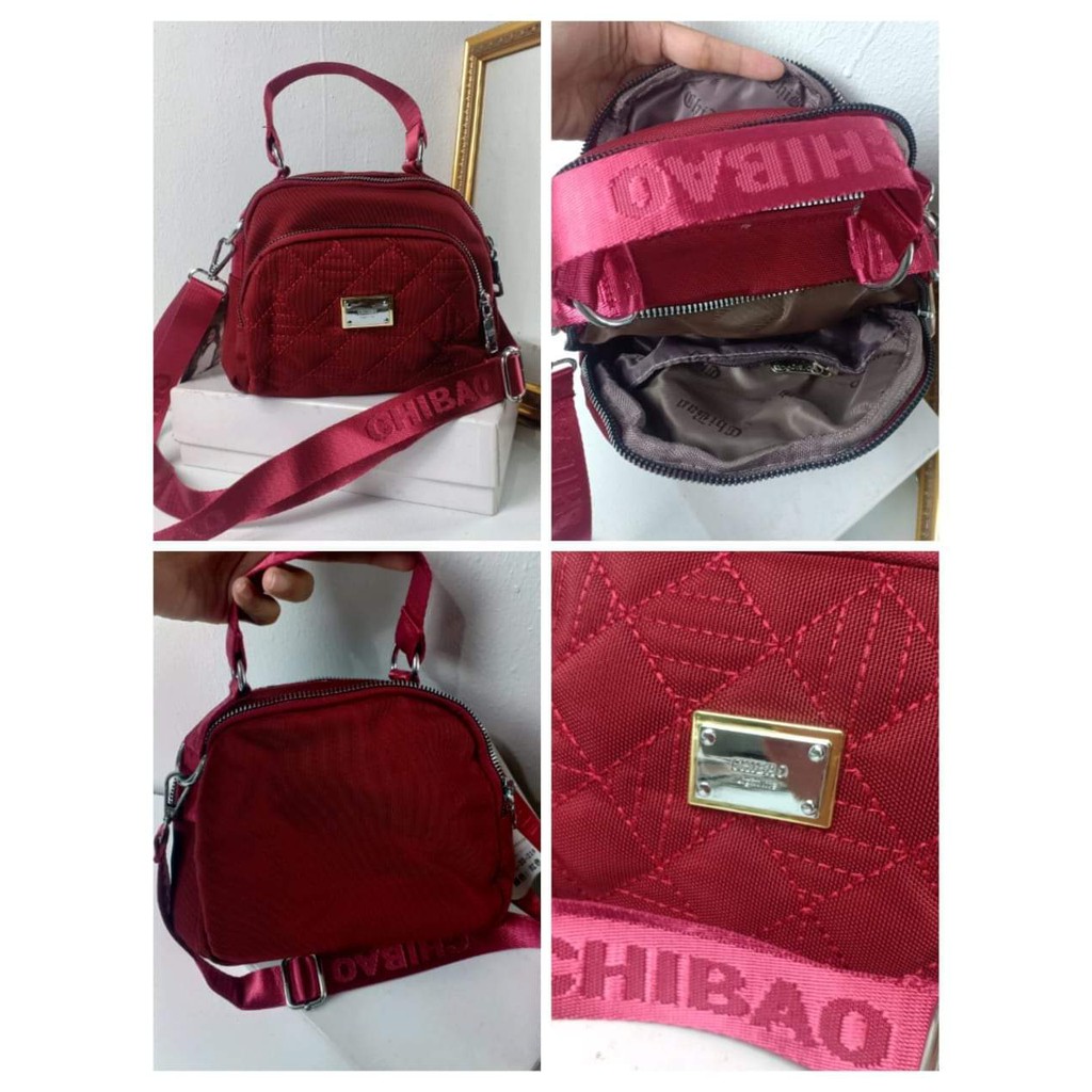 TAS SLEMPANG WANITA TAS SLEMPANG CHIBAO 7701-22 BAHAN KANVAS MODEL TERBARU. CHIBAO SLEMPANG TERBARU!