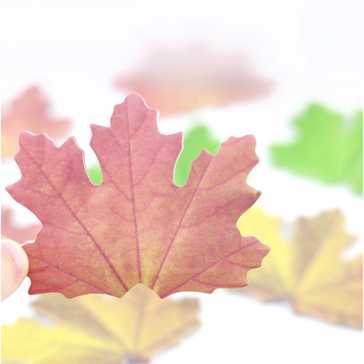 

Sticky note daun classic Memo tempel maple leaf