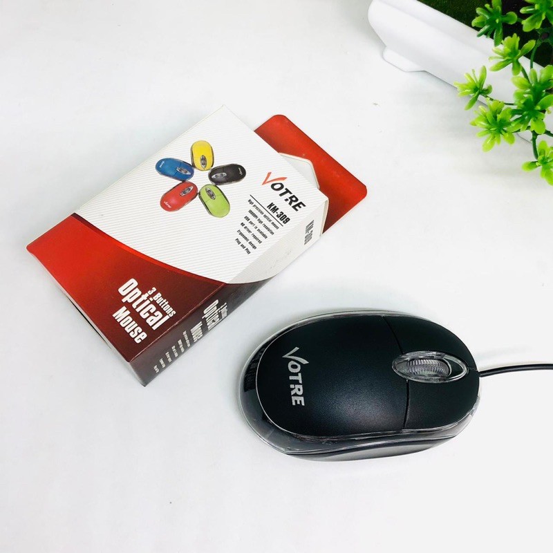 MOUSE ADVAN KABEL KM-309 ORGINAL LED KM309 NEW OPTICAL MOUSE