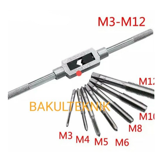 SNAI TAP hand tap drill bit / SNAI Tap Set M3 M4 M5 M6 M8 M10 M12