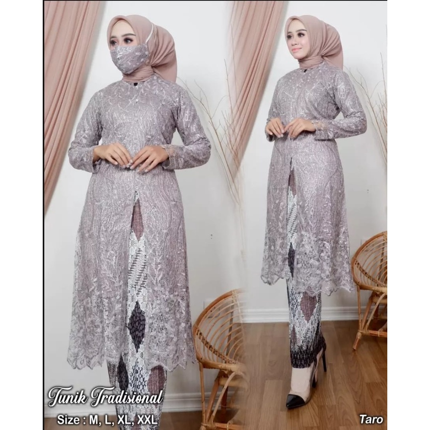 Set Tunik Tradisional Pesta Modern 2022//Setelan Tunik Spider Premium//Setelan Tunik Dan Rok Plisket/setelan kebaya termurah/setelan kebaya pesta/kebaya jubo/set pakaian tradisional termurah/baju kurung/ori/ termurah/ 2022/ kebaya pesta