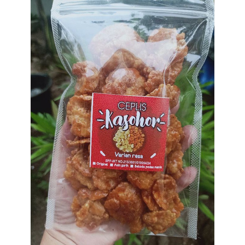 

Emping melinjo ceplis melinjo 100gr emping balado Utuh khas Banten BISA COD