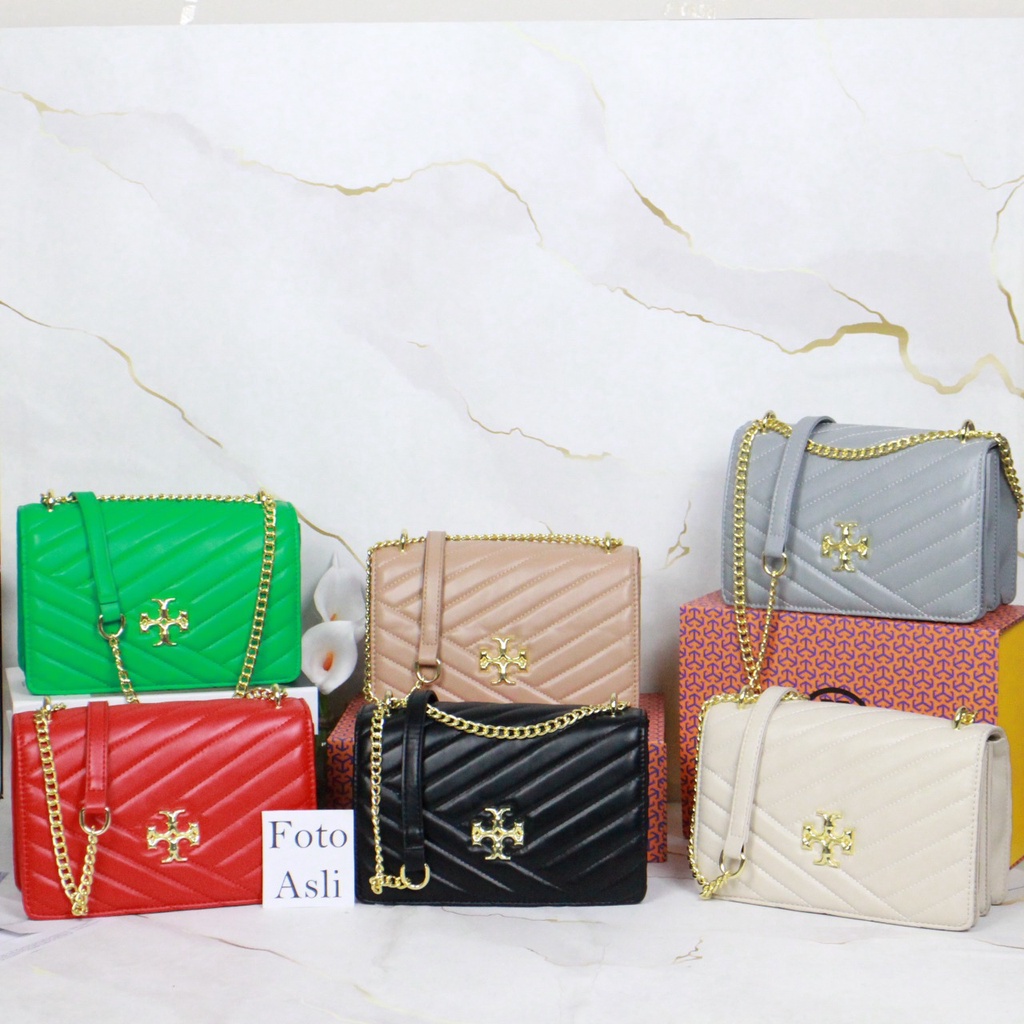 T*ry Kira sling Bag On Chain 1203  (FreeDust Bag+ Bubble Wrap)