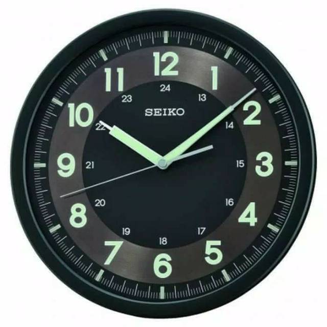 Jual Jam Dinding Seiko Glow In The Dark Original Japan Qxa628K dan