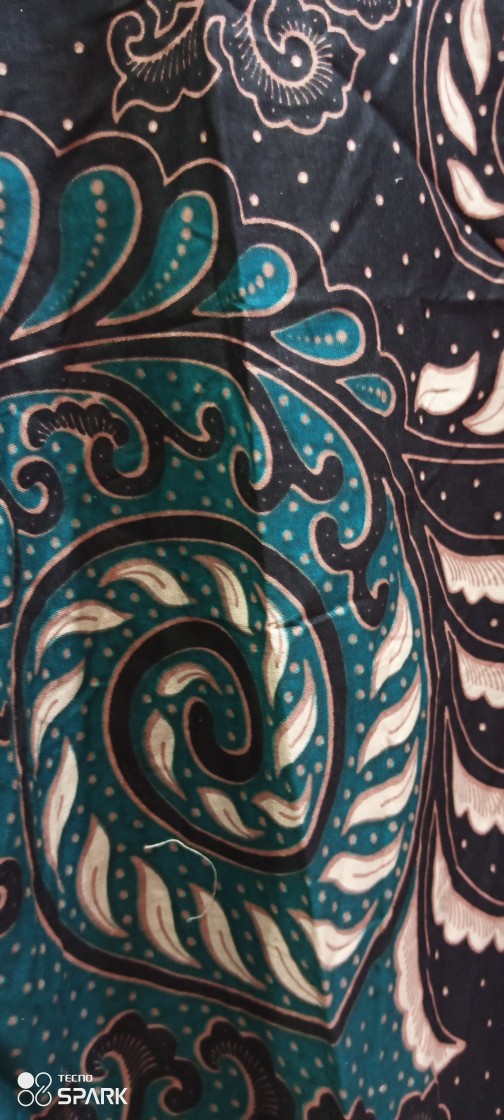 Nailo Batik Hrb026 Kenongo Kemeja Tosca Pendek Pekalongan Padi M L Xl Sogan Tulis Halus Kemeja Batik