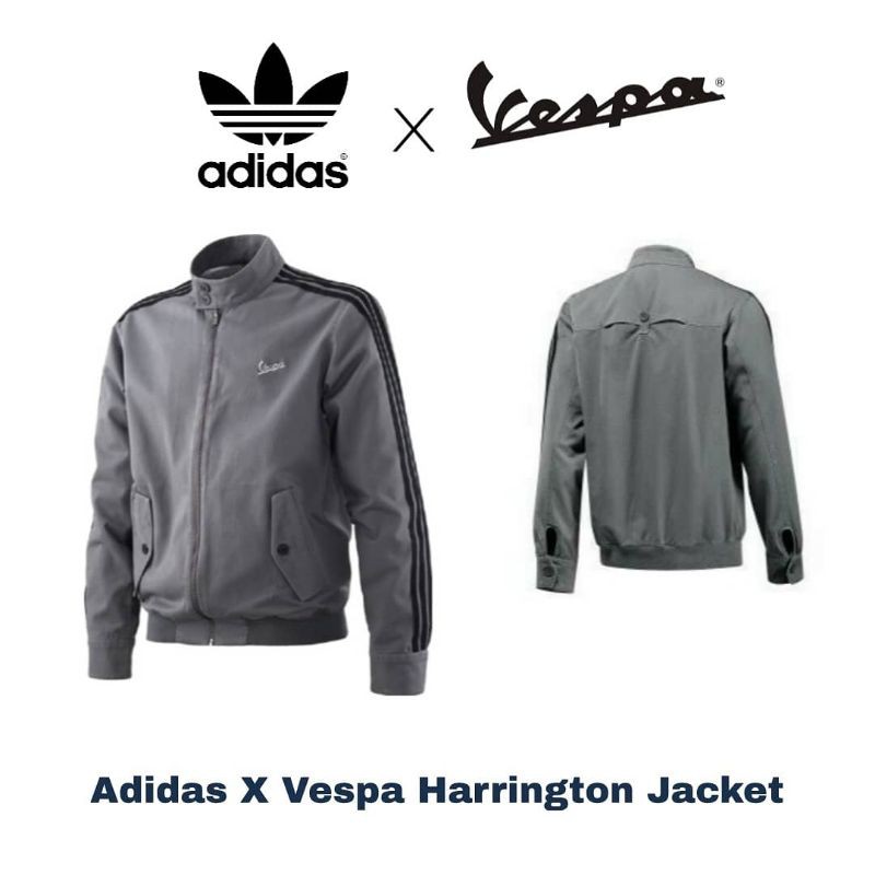 jaket Harrington Adidas x vespa original
